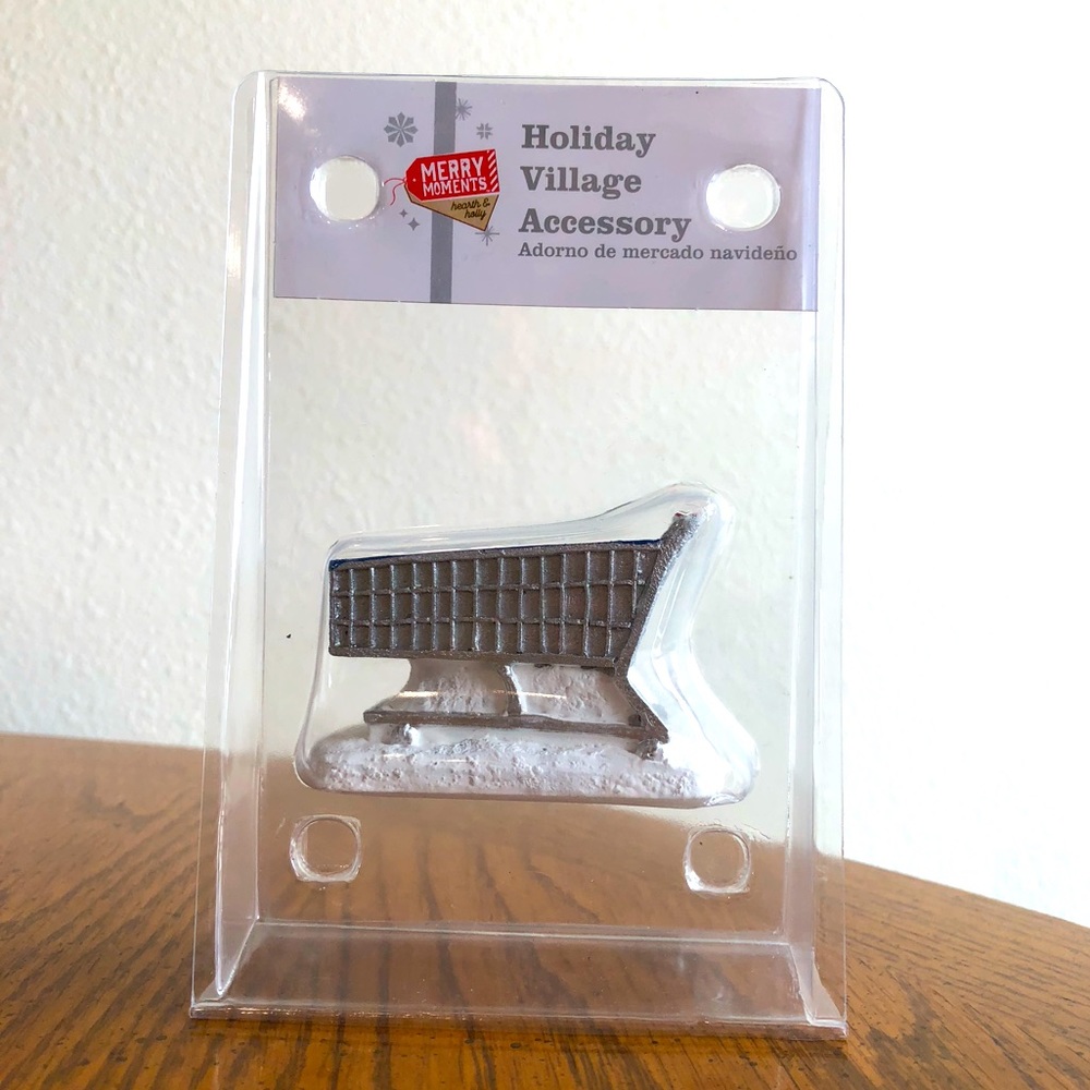 2023 Aldi Shopping Cart Holiday Village Accessory